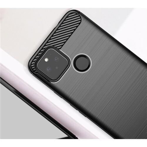 Case for Google Pixel 5 XL 4 2 3 3A XL 4A Soft Silicone Cover Case for Pixel 5XL 4XL 3AXL 3XL 2XL 5 3A 4 3 2 XL Carbon TPU Capas