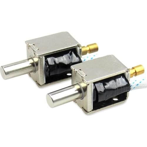 DC12V Mini electric lock push pull solenoid valve small drawer lock electric bolt lock small electric lock 1pcs