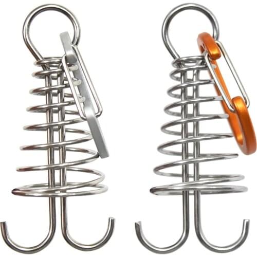 F2TC Durable Rope Buckle Tent Hook for Wind Rope Adjusting and Tightening Buckle