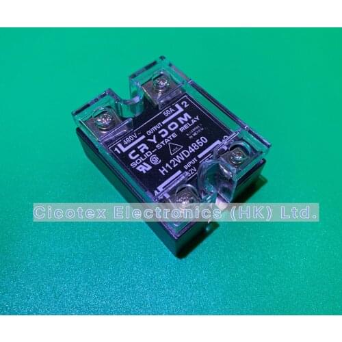H12WD4850 RELAYS H12W D4850 SSR 50A 660VAC DC MODULE IGBT SOLID STATE RELAY H-12WD4850 H12WD-4850 H12 WD4850