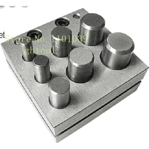 Jewelry Tools & Equipment Jewellers Disc Cutter Set 7 Holes Round Disc Cutter ghtool