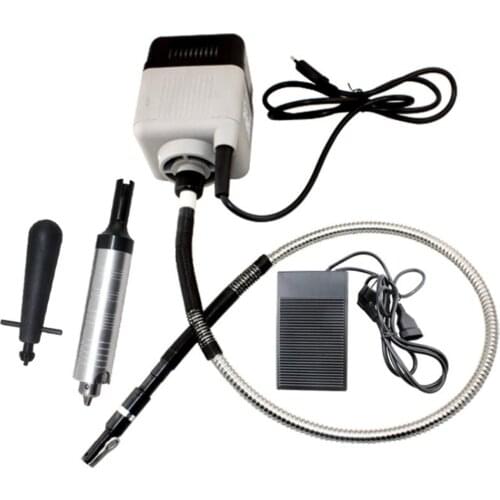 Jewellery making Italian Hanging Square Flexible Shaft Motor Jewelry Kit Flexshaft Hang Up Motor With Foot Pedal 220V