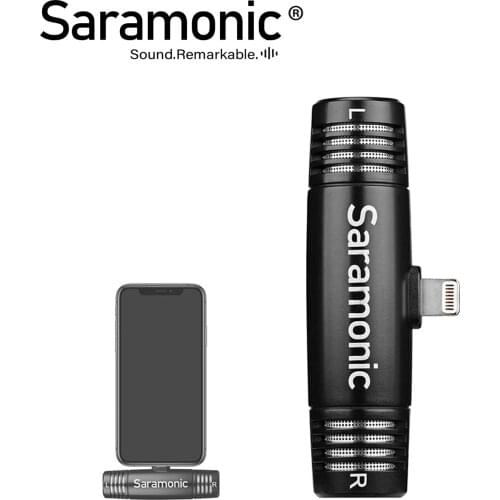 Saramonic SPMIC510 Di Compact Stereo Microphone for iOS Devices with Lightning Connector