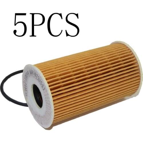 5PCS Car Oil Filter For PORSCHE 911 GT3 Targa 4 Turbo Cabriolet Turbo 997 996 3.6L 3.8L 3.6T 99610722553 HU719/5X