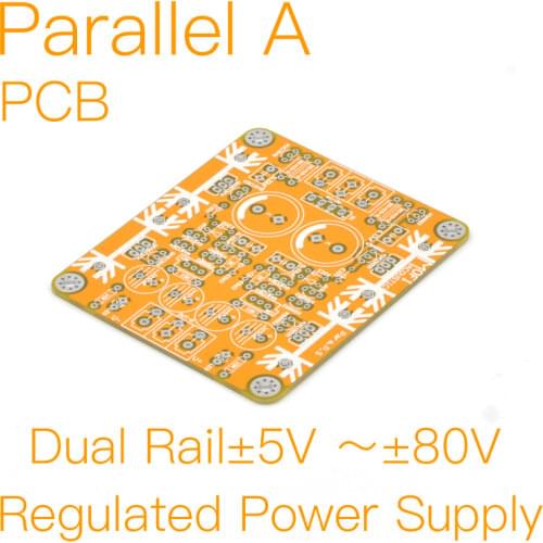 MOFI- Fully Discrete Parallel A Regulated Power Supply (Dual Rail±5V ～±80V) PCB