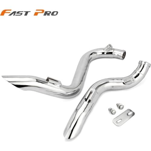 Motorcycle Carbon Fiber Racing Steel 2" Drag Exhaust Pipe For Harley Softail Touring Sportster Dyna Choppers Bobber Customs