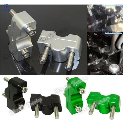 Waase Motorcycle 22mm 7/8" Handlebar Riser Up 30mm Bracket Kit For Kawasaki Z650 2017 2018 2019 2020