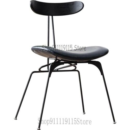 Nordic Retro Industrial Designers Back Dining Chair