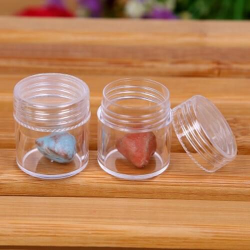 6g Transparent plastic cream Bottle makeup cosmetic organizer Jewelry sample Travel portable Trial Pack Cosmetic storage box