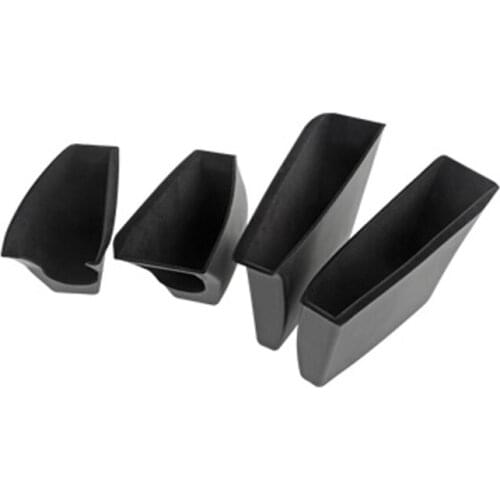 For Tesla Model 3 Armrest Storage Organizer Car Door Built-in Storage Box Door Handle Modification Box Flocking Phone Holder