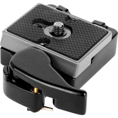Hot Black Camera 323 Quick Release Plate with Special Adapter (200PL-14) Compatible with Manfrotto 323 Tripod Monopod DSLR Camer