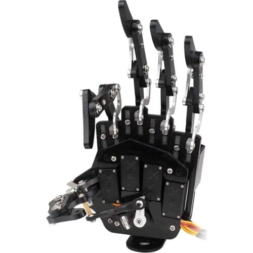 Robot Hand Five Fingers Soley Movement Bionic Robot Mechanical Arm DIY Programming Toys