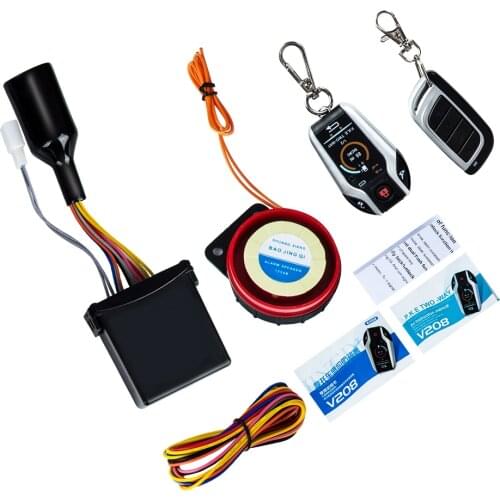 Motorcycle Two Way Anti-theft Security Alarm Remote Control Siren With Induction Remote Control Start Flameout Motorcycle PEK