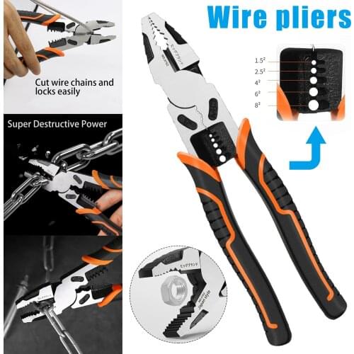 Super Hardness Industrial Grade Chromes Vanadium Steel Vise Multi-function Universal Pliers Multi Tools Herramientas De Mano