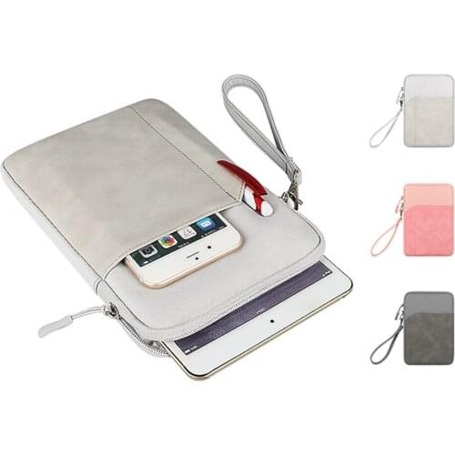 Universal Tablet Sleeve Bag for iPad Air Pro Case iPad Mini Cover Double Layer Tablet Bag with Strap for Huawei Xiaomi Samsung