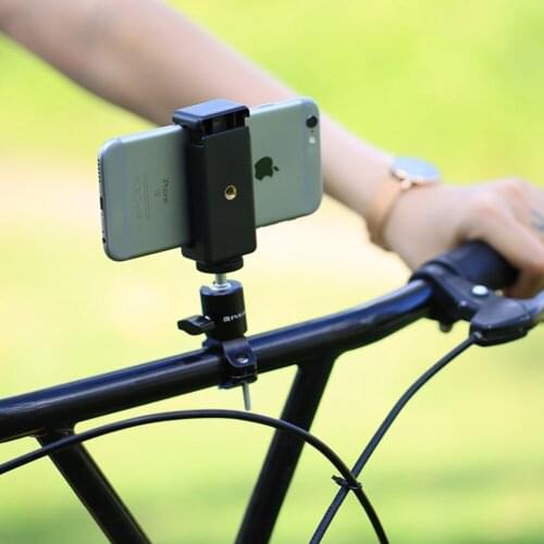 PULUZ Universal Aluminum Bicycle Bike Motorcycle Handlebar Adapter Ball Head For GoPro Hero 5 4 3+ 3 For Go Pro Accessories