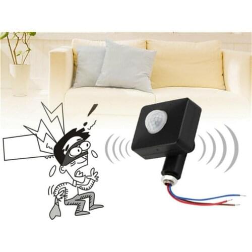 High Quality Automatic 10M 12M PIR 85-265V Security PIR Infrared Motion Sensor Detector Wall LED Light Outdoor 160 Degrees