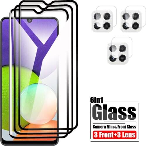 Protective Glass For Samsung Galaxy A22 4G Tempered Glass On For Samsung A 22 5G Screen Protector Camera Lens Film Ultra thin
