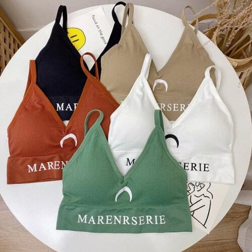 Womens Intimates Moon Printed U Style Bras Top Clothes Femme Backless Tube Tops Push Up Sexy Vest Lingerie for Women Underwear