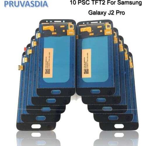 10 Piece Wholesale For Samsung J2 pro 2018 J250 J250F LCD Display Touch Screen Digitizer Replacements For Samsung J2 Pro J250
