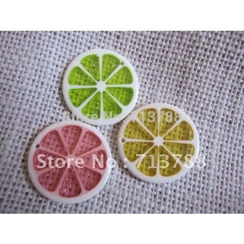 12pcs/lot flat back resin resin fruit ,DIY resin craft accessories fashion resin cabochons