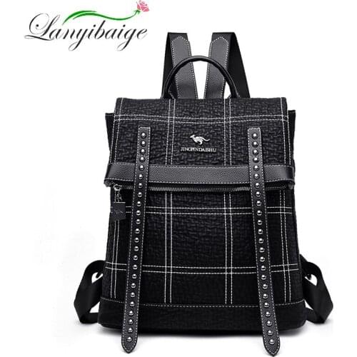 2020 Fashion Backpack Women Genuine Leather Backpacks Female White School Bags For Teenage Girls Shoulder Bag Travel BackPack
