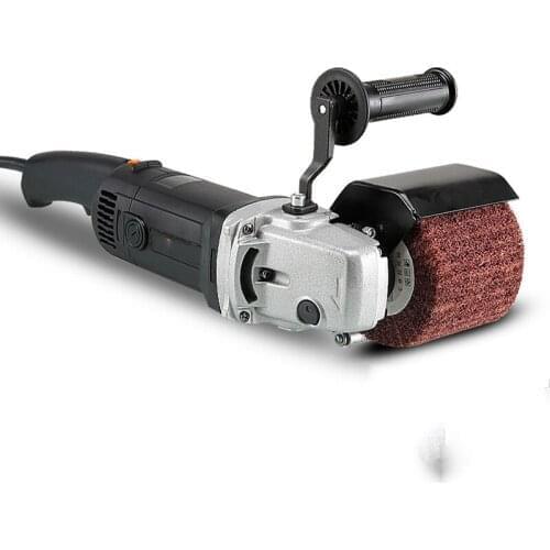 220V/2800W Portable Electric Polisher Stainless Steel Metal Wood Grinding Wire Drawing Machine Grinding Wheel Grinding Tool