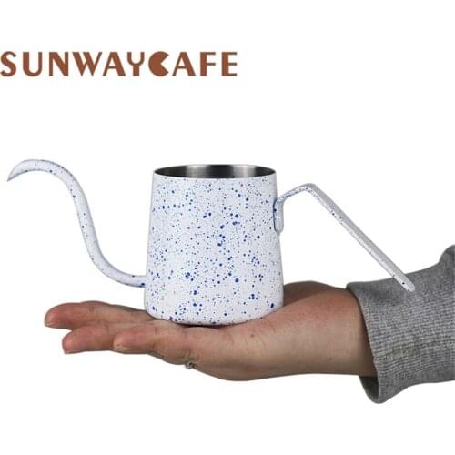 250/350ML Long Narrow Spout Coffee Pot Gooseneck Kettle Stainless Steel Hand Punch Pot Drip Kettle For Barista Cafe Tools