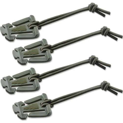 4pcs MOLLE Web Dominators with Elastic String, durable Tactical Strap Management Tool, Backpack Accessories, Tactical Gear Clip