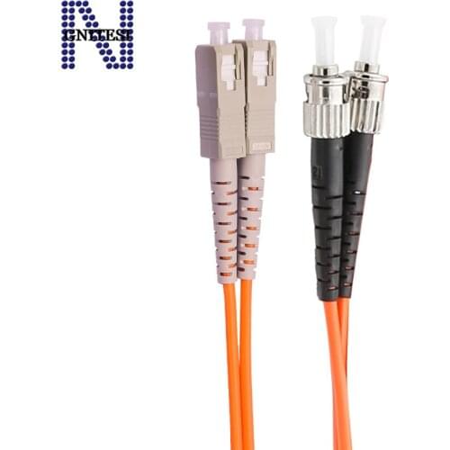 Free Shipping! 5pcs Multi-mode ST-SC UPC Dual-core Patch Cord Telecommunications SC-ST 3.0mm Fiber Jumper 1/3/5m