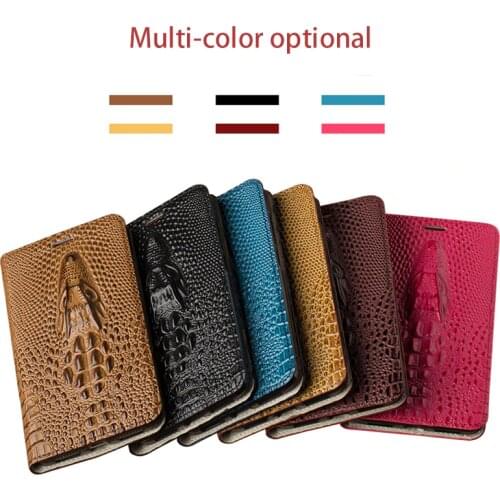 Genuine Leather Phone Case For samsung note 10 plus 10lite 3D Magnetic Cover For samsung galaxy s10 s9 plus A51 A71 a40 a8 a7