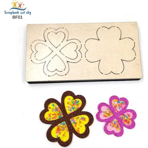 Flower Shakes DIY BF01 Muyu Wooden Mold Scrapbook Cutting Dies Suitable For Market General Machines