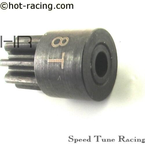 HOT RACING reinforced steel motor gear 32P 3.175 bore diameter 8T~22T