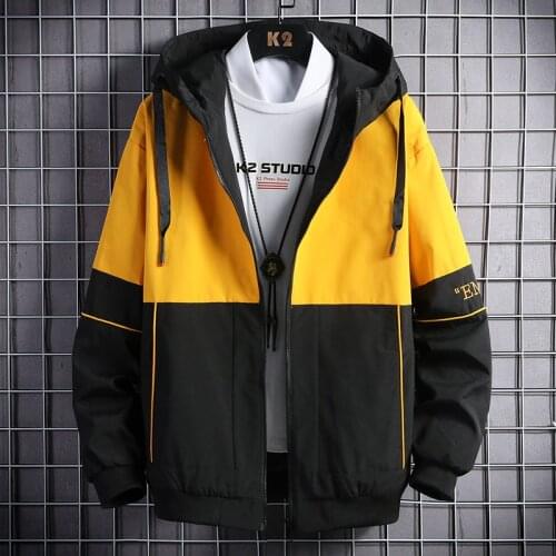 DYB&ZACQ Mens coat spring autumn 2021 new Korean fashion INS cargo clothing function casual jacket mens coat