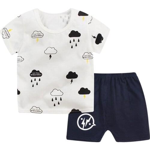 New baby girl clothes quality cotton kids clothes set summer short sleeve childrens clothing sets girls clothes body suit 1-6 Y