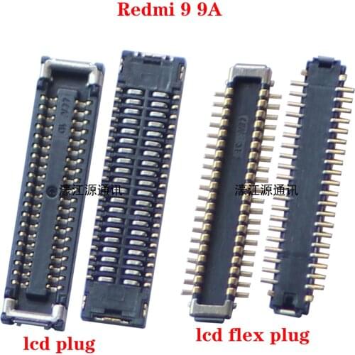 LCD Display FPC Connector Plug MotherBoard Pin For Xiaomi Redmi 9 9A
