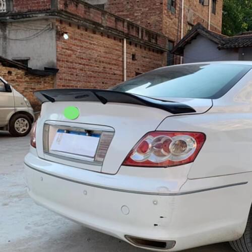 Use For Toyota Mark X Spoiler 2005--2009 Year Real Glossy Carbon Fiber R Style Rear Wing Sport Accessories Body Kit