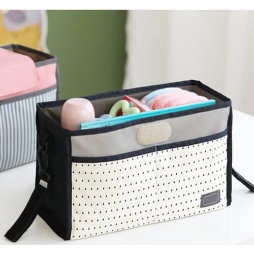Baby Stroller Organizer Bag Mummy Diaper Bag Baby Carriage Waterproof Large Capacity Stroller Accessories Travel Nappy Bags