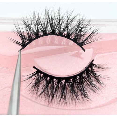 Visofree 3D False Eyelash Siberian Mink Lashes Luxurious Natural Messy Volume Fluffy Long Fake Eyelashes Handmade makup M06