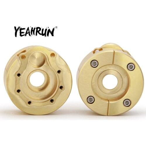 Copper Heavy Duty Internal Wheel Rims Hub Weights for TRX-4 1/10 RC Crawler Car Counterweights