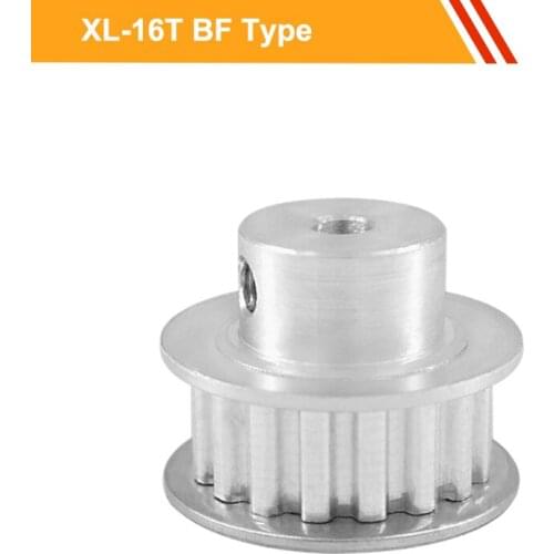 XL 16T Timing Belt Pulley 11mm Belt Width XL Type Toothed Pulley Wheel 5/6/6.35/8/10/12mm Bore Timing Pulley for Laser Machine