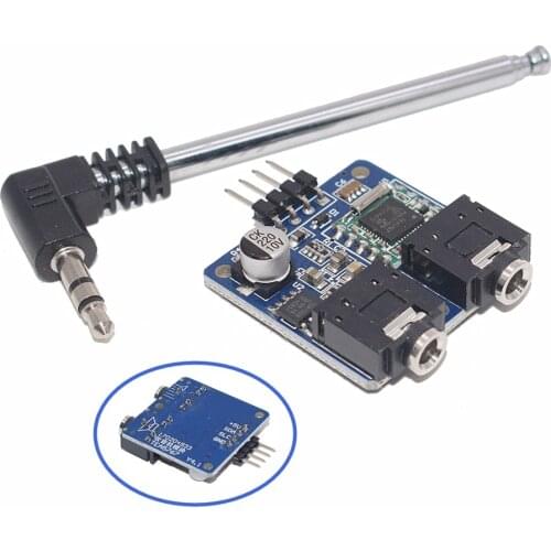 1PCS TEA5767 FM Stereo Radio Module for Arduino Radio 76-108MHZ With Free Cable Antenna In Stock