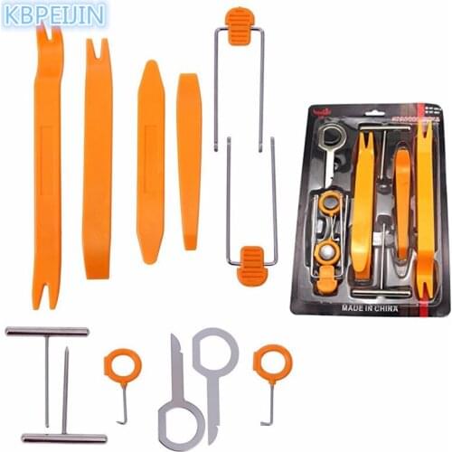 12pcs Car styling Car Stereo Installation Kits Car Radio Removal Tool for lifan x60 620 520 320 x50 solano smily accessories