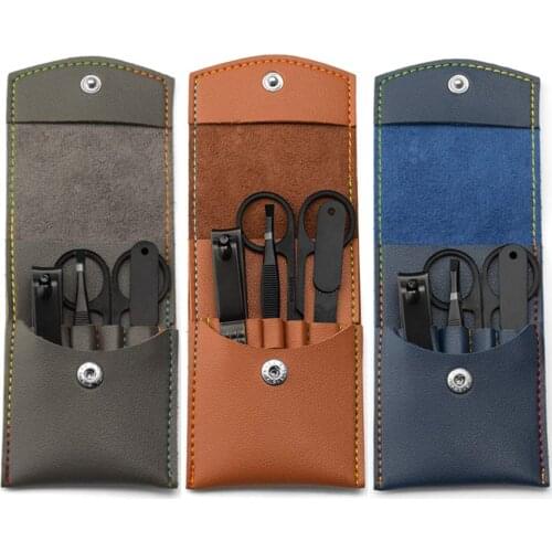 4PCS Nail Clipper Pedicure Tool Professional Set Stainless Steel Nail Cutter Fingernail Clipper Foot Care Nail File Manicure