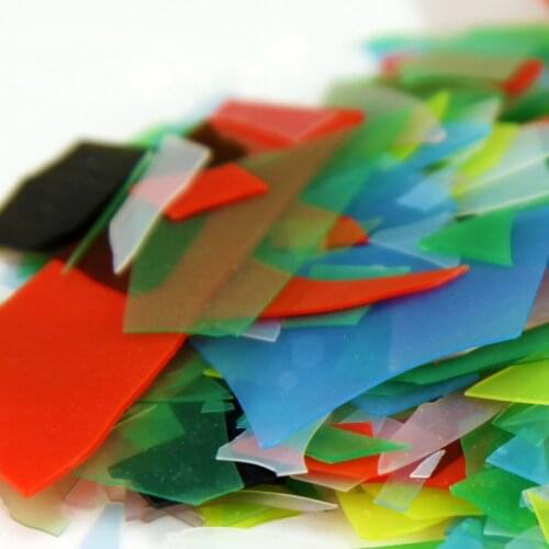 5bags/lot High Quality Confetti Glass COE90 Microwave Kiln Accessories Fusing Glass