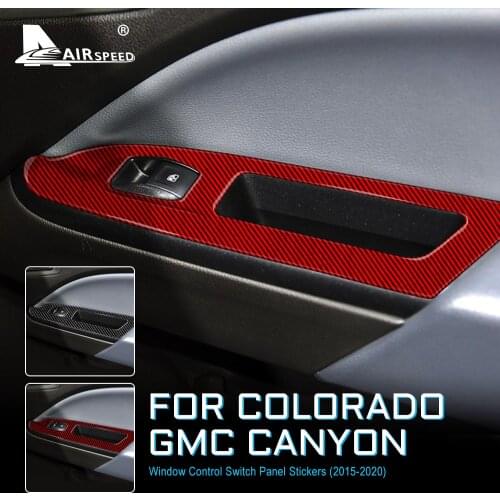 Car Door Window Lifter Control Switch Panel Sticker for Chevrolet Colorado GMC Canyon 2015 2016 2017 2018 2019 2020 Accessories