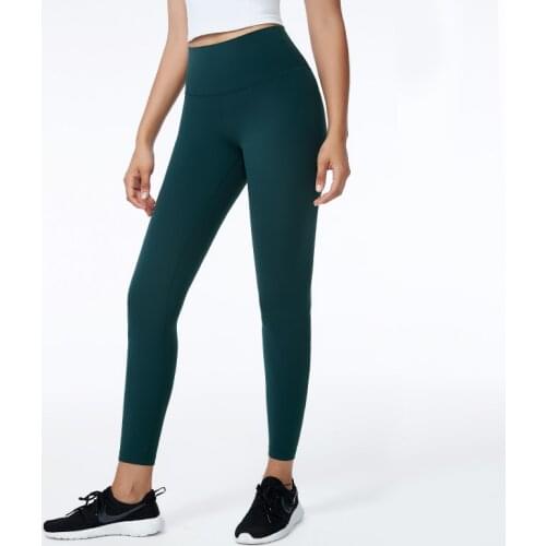 Fitness yoga pants Duka nylon material high elasticity sweat-absorbent breathable thin section Slim running casual pants