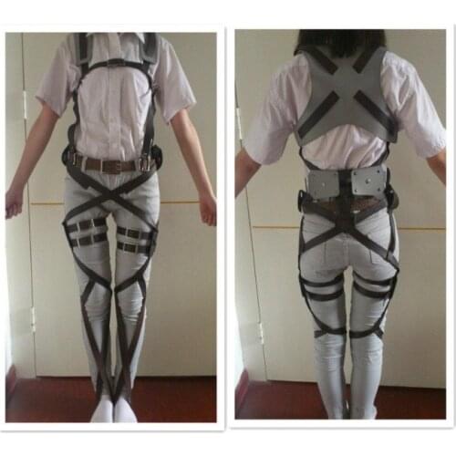 Attack On Titan Cosplay Recon Corps Harness Belts Hookshot Shingeki No Kyojin Cosplay Costume