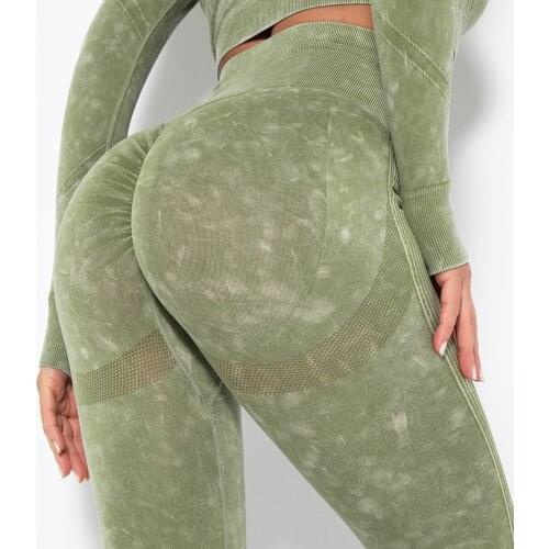 High waist seamless Absorb sweat Womens Yoga Pants Gym outdoor sports Girls' leggings push ups workout clothes Casual running