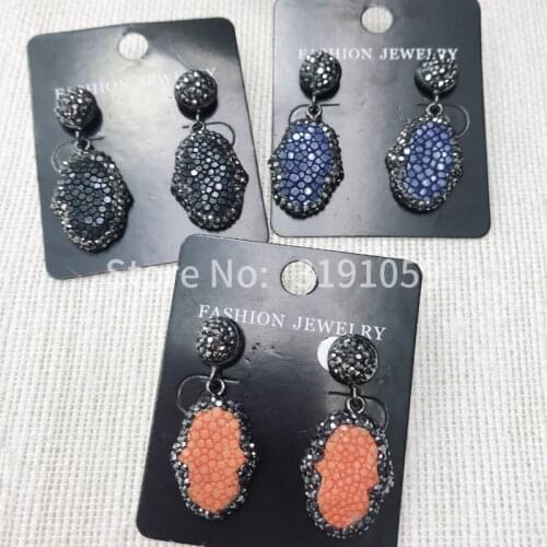 Fashionable restoring ancient ways pearl rhinestone eardrop is contracted individual character earring female